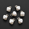 ABS Plastic Imitation Pearl Charms KK-N242-017-1