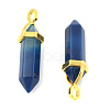 Natural Agate Pointed Pendants G-G902-A08-2