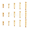 50Pcs 5 Styles Alloy Brooch Findings PALLOY-CJ0002-75-1