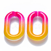 Two Tone Opaque Acrylic Linking Rings OACR-S036-006B-M-2