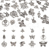 30Pcs 15 Style Tibetan Style Alloy Pendants FIND-TA0002-88-2