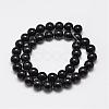 Natural Eyeless Obsidian Beads Strands G-K123-06-10mm-2