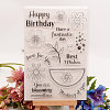 Silicone Clear Stamps DIY-A013-19-4