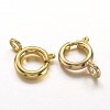 Brass Spring Ring Clasps KK-H418-G-2