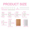 DIY Sublimation Blank Earring Making Kit DIY-SW0001-14-14