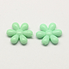 Opaque Acrylic Flower Beads X-SACR-Q100-M052-2