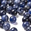 100Pcs 8mm Natural Sodalite Beads DIY-LS0002-32-4