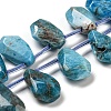 Natural Apatite Beads Strands G-Z040-A07-01-1