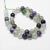 Natural Fluorite Bead Strands G-D840-56-6mm-AB+-2