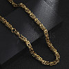 Byzantine Chain Necklace NJEW-C034-40G-2
