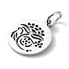 304 Stainless Steel Charms STAS-C097-46P-04-2