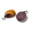 Natural Mookaite Pendants G-Z055-03P-04-2