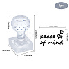 Clear Acrylic Soap Stamps DIY-WH0446-009-2