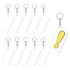 BENECREAT DIY Transparent Acrylic Keychain Clasps Making Kits DIY-BC0001-67-1