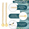 Unicraftale 30Pcs 304 Stainless Steel Curb Chain Extender STAS-UN0053-99-5