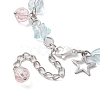 Alloy Star Charms Braclets BJEW-JB10230-4