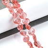 Cherry Quartz Glass Beads Strands G-T047-A11-01-2