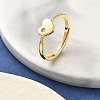 Brass Micro Pave Cubic Zirconia Adjustable Finger Rings for Women RJEW-U032-05G-1