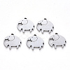 Non-Tarnish 201 Stainless Steel Charms X-STAS-N092-75-2