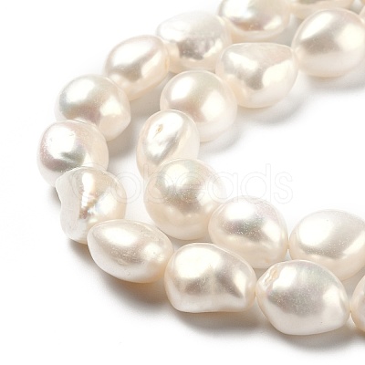 Natural Cultured Freshwater Pearl Beads Strands PEAR-L033-39D-1