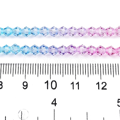 Baking Painted Glass Bead Strands DGLA-A039-T6mm-A07-1