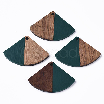 Resin & Wood Pendants RESI-S358-86B-03-1