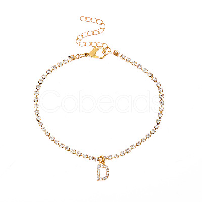 Fashionable and Creative Rhinestone Anklet Bracelets DA6716-4-1