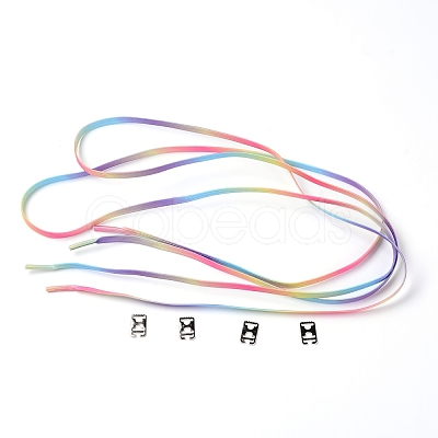 Polyester Shoelaces DIY-WH0225-79B-1