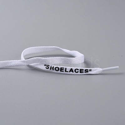 Polyester Flat Custom Shoelace AJEW-H116-A03-1