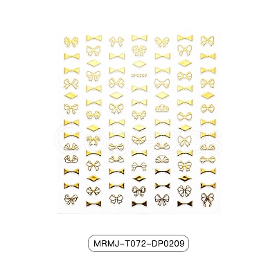 Hot Stamping 3D Watermark Slider Gel Nail Art Decals MRMJ-T072-DP0209-1