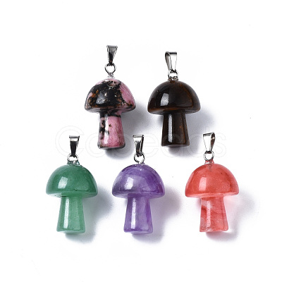 Natural & Synthetic Gemstone Pendants G-N0325-10-1