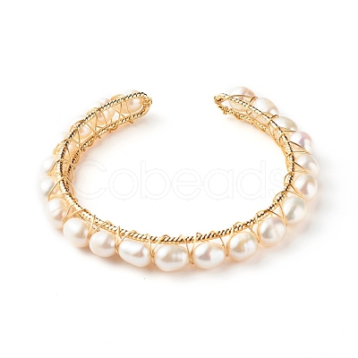 Brass Cuff Bangles BJEW-JB06615-1