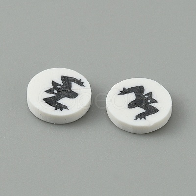 Halloween Handmade Polymer Clay Cabochons CLAY-CJC0014-08B-1