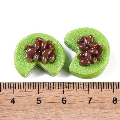 Opaque Resin Imitation Food Decoden Cabochons CRES-I032-02F-1