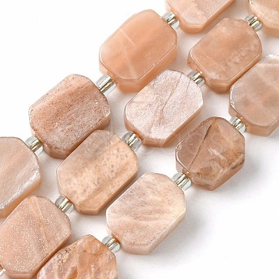 Natural Sunstone Beads Strands G-C098-A12-01-1