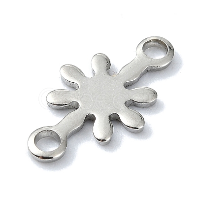 Non-Tarnish 201 Stainless Steel Connector Charms STAS-C097-50P-1