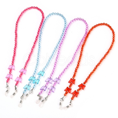 Butterfly Design Eyeglass Chains for Women AJEW-EH00255-1