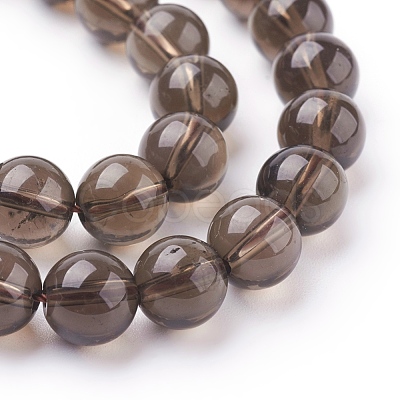 Natural Smoky Quartz Beads Strands G-C175-8mm-1-1