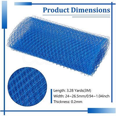 Nylon Net Mesh Fabric DIY-WH0430-479A-01-1