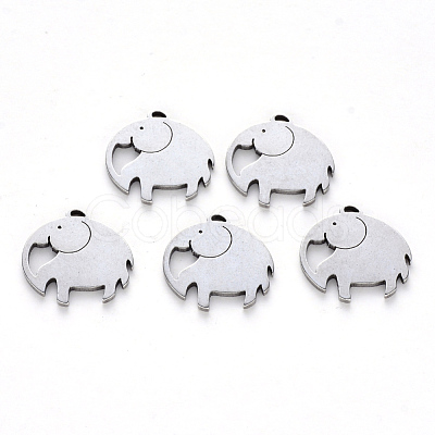 Non-Tarnish 201 Stainless Steel Charms X-STAS-N092-75-1