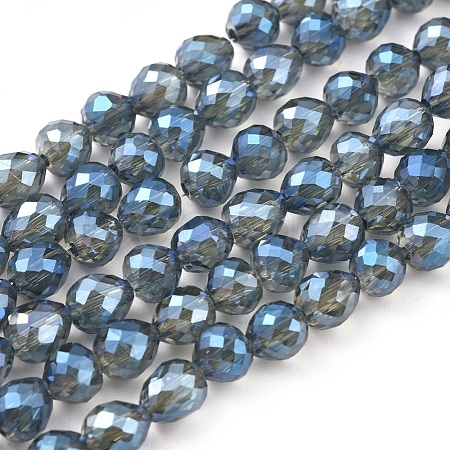 Electroplate Glass Beads Strands EGLA-L018-A-FR03-1
