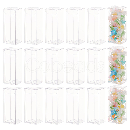 BENECREAT Rectangle Transparent Plastic PVC Box Gift Packaging CON-BC0007-11A-1