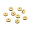 Rack Plating Brass Micro Pave Cubic Zirconia Beads, Long-Lasting Plated, Lead Free & Cadmium Free, Flat Round/Disc, Real 18K Gold Plated, Mixed Color, 8x2.3mm, Hole: 1.2mm