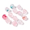 Transparent Acrylic Beads, Conch, Misty Rose, 7.5x7.5x7.5mm, Hole: 1.5mm, about 2500pcs/500g