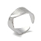 Non-Tarnish Stainless Steel V Shaped Cuff Rings, Open Rings for Women, Stainless Steel Color, 8.5mm, Adjustable