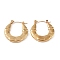 304 Stainless Steel Hoop Earrings, Jewely for Women, Golden, Ring, 22.5x3mm