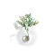 Mini Ceramic Glass Vase Refrigerator Fridge Magnets, for Home and Office Refrigerator Decoration, Clear, 20~30mm