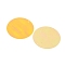 Ornament Accessories, Iridescent PVC Plastic Paillette/Sequins Pendants, Flat Round, Gold, 29~30x0.2mm, Hole: 1.5mm