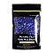 Hard Wax Beans, Body Hair Removal, Depilatory Hot Film Wax, Pearlized, Flat Round, Slate Blue, 23x14cm, Net weight: 250g/bag