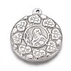 Non-Tarnish 304 Stainless Steel Pendants STAS-H117-08P-1